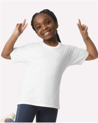 Gildan 3000B Youth Light Cotton® T-Shirt – 4.45 oz. 100% US Cotton 30 Singles | Modern Classic Fit | Narrow Rib Collar | Youth Sizing | Better Cotton | OEKO-TEX