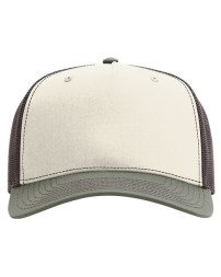 Richardson 112FPC Five-Panel Champ Trucker Cap - 60/40 Cotton/Polyester, Hi Pro Champ Crown, Softsnap | OSFM
