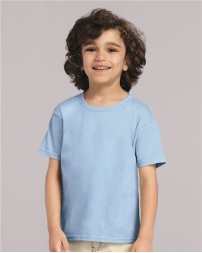 Gildan 5100P Toddler Heavy Cotton® T-Shirt – 5.3 oz. 100% US Cotton | Toddler Sizing 2T–6T | Seamless Rib Collar | Taped Shoulder-to-Shoulder | US Cotton Trust Protocol | OEKO-TEX