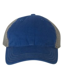 Richardson 111 Garment-Washed Trucker Cap - Unstructured 60/40 Cotton/Polyester Vintage Wash | OSFM Snapback