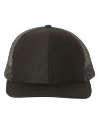 Richardson 112 Snapback Trucker Cap - 60/40 Cotton/Polyester Twill, 100% Polyester Mesh Back | OSFM Snapback