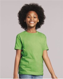 Gildan 2000B Youth Ultra Cotton® T-Shirt – 6 oz. 100% US Cotton | Classic Fit | Rib Collar | Taped Neck & Shoulders | Youth Sizing | US Cotton Trust Protocol | OEKO-TEX