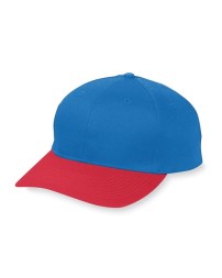 Augusta Sportswear 6206 Youth Six-Panel Cotton Twill Low-Profile Cap – 100% Cotton, Snapback | One Size