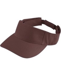 Augusta Sportswear 6226 Youth Sport Twill Visor Hat – 100% Pre-Washed Cotton Twill, Hook-and-Loop | One Size